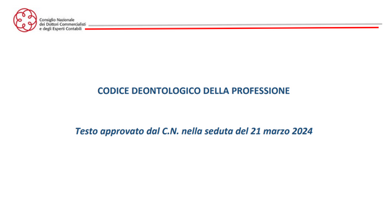 Codice deontologico commercialisti: le novità approvate