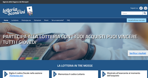 Che fine ha fatto la lotteria degli scontrini istantanea?