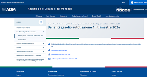 Autotrasporto: come fare domanda per il rimborso del gasolio