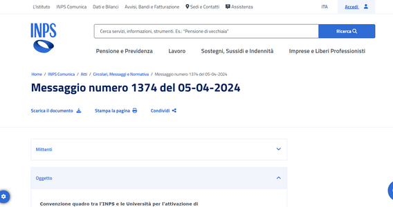 Come attivare un tirocinio presso l'INPS, requisiti e istruzioni
