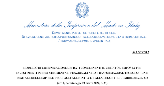 Transizione 4.0, come funziona la comunicazione al GSE per i crediti d'imposta