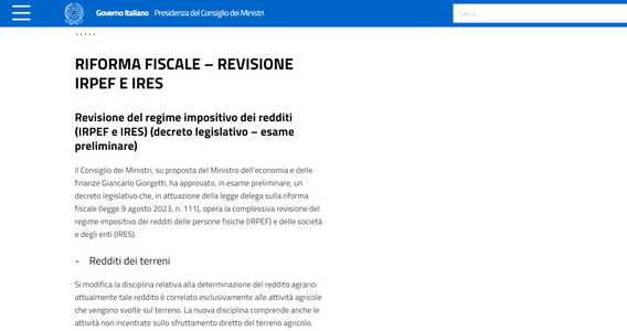 IRPEF e IRES: cosa prevede il nuovo decreto attuativo della riforma fiscale?