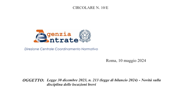 Affitti brevi, arriva la circolare del Fisco: le novità su cedolare secca e intermediari