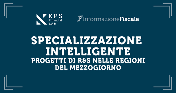 Specializzazione intelligente: progetti di R&S nelle regioni del Mezzogiorno