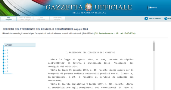 Ecobonus auto 2024: domande per gli incentivi da oggi, 3 giugno