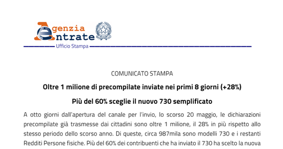 Precompilata: dall'Agenzia delle Entrate i chiarimenti sulle criticità