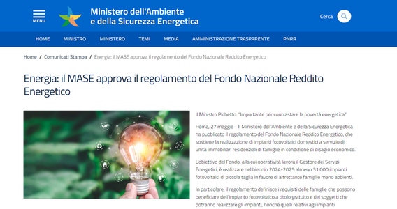 Reddito energetico: i requisiti per ottenere impianti fotovoltaici gratis