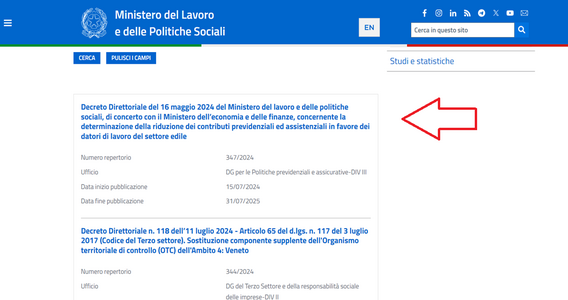 Riduzione contributi per l'edilizia 2024: confermato lo sgravio dell'11,5 per cento