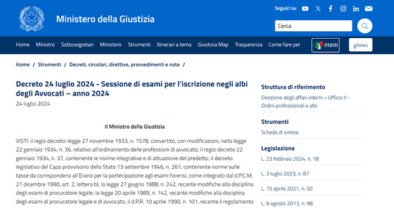 Esame avvocato 2024: domanda dal 2 ottobre al 12 novembre, le modalità di svolgimento