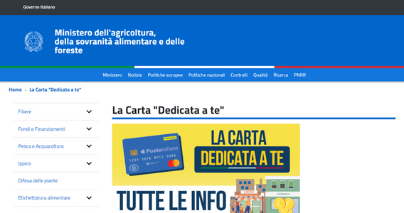 Graduatoria carta dedicata a te 2024: come verificare se si riceve la prepagata