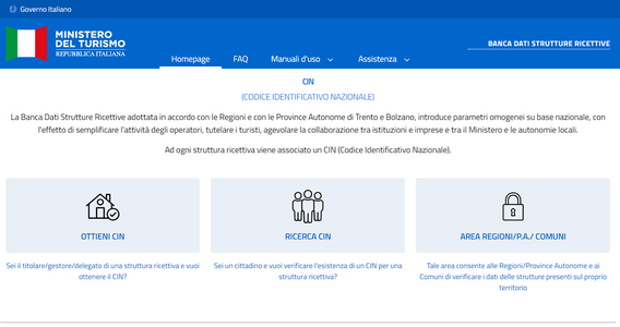 CIN, parte la Banca Dati delle Strutture Ricettive. Sanzioni dal 2 novembre