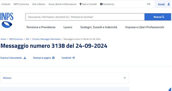 Richiesta di accertamento sanitario: l'INPS rilascia nuove funzionalità