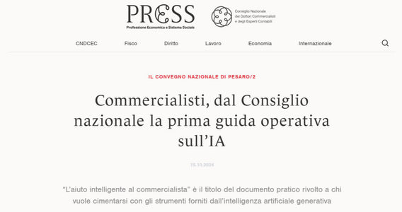 Intelligenza artificiale: la guida per i commercialisti