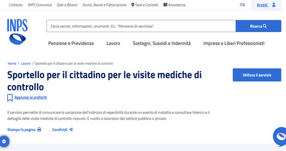 Visite fiscali 2025: come cambiare l'indirizzo di reperibilità