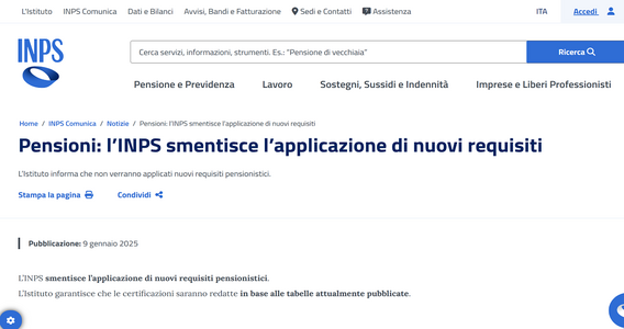 In pensione più tardi dal 2027?