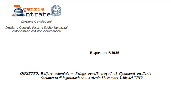 Fringe benefit: esenzione dalla ritenuta d'acconto per carte di debito nominative