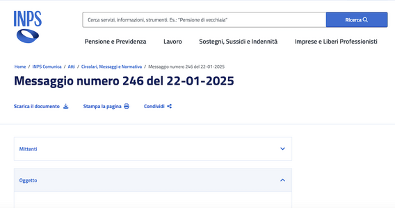 Assegno di invalidità: dall'INPS chiarimenti sulla maturazione del requisito contributivo
