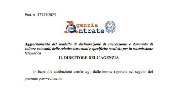 Dichiarazione di successione: le novità del modello aggiornato