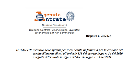 Superbonus: i requisiti per proseguire con lo sconto in fattura