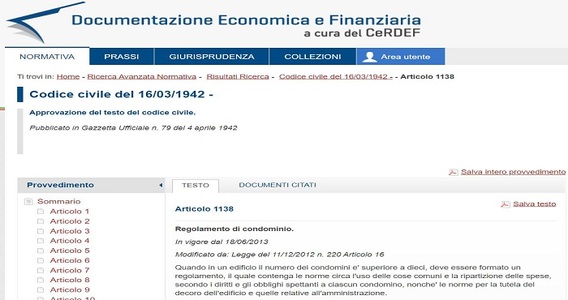 Regolamento condominiale contrattuale, assembleare e codice civile
