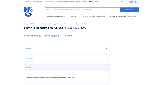 Assegni familiari INPS: importi, limiti di reddito e domanda per il 2025
