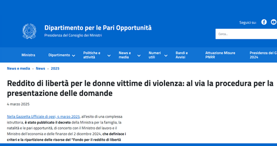 Reddito di libertà, domanda al via in due fasi: fino al 18 aprile priorità alle vecchie richieste
