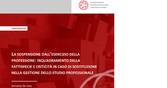 Commercialisti: la guida per la sospensione dall'esercizio della professione
