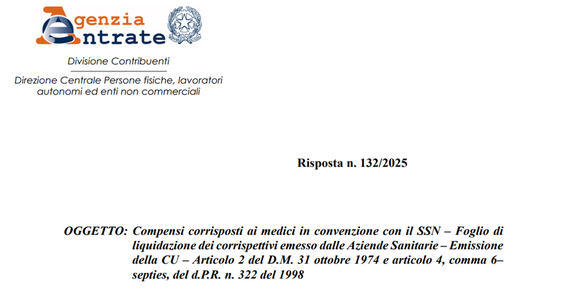 Forfettari, lo stop alla CU non è per tutti: obbligo di invio per i medici