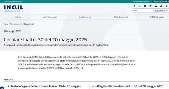 Assegno di incollocabilità: l'importo rivalutato dal 1° luglio 2025