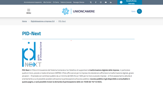 Transizione digitale: c'è ancora tempo per partecipare al bando PID-NEXT