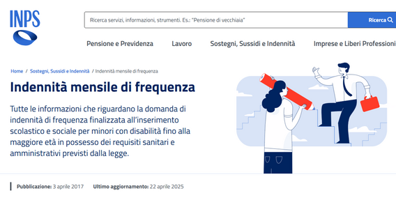 Indennità di frequenza: requisiti, importi e come fare domanda INPS