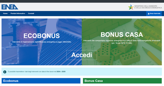 Bonus casa 2025, comunicazione ENEA al via: 90 giorni per l'invio