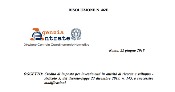 Credito d'imposta ricerca e sviluppo: novità e rischio finanziario tra i requisiti
