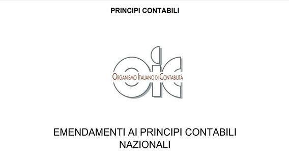 Principi contabili: nuovi emendamenti dall'Oic