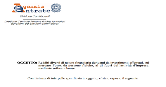 La tassazione del trading online