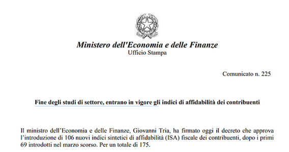 Studi di settore addio, arrivano gli ISA: cosa cambia e come funzionano