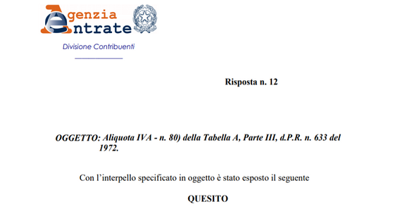 Aliquota IVA ordinaria per gel energetici e bevande proteiche