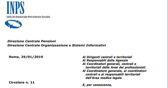 Quota 100, ecco la circolare INPS. In chiaro le regole per la pensione anticipata