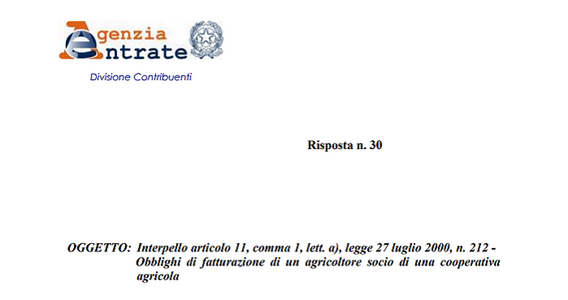 Fattura elettronica e cooperativa agricola: una numerazione per ogni socio