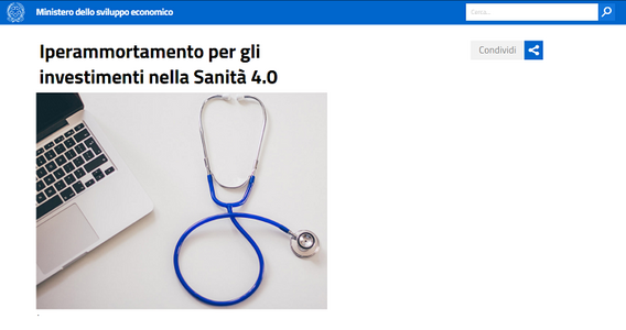 Iperammortamento anche per le imprese sanitarie: l'elenco dei beni ammessi