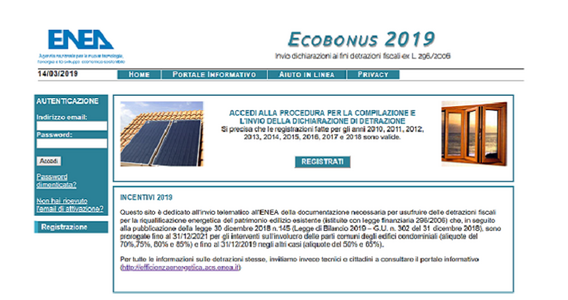 Comunicazione ENEA Ecobonus 2019: ecco come fare