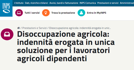 Domanda disoccupazione agricola INPS 2019: scadenza il 1° aprile