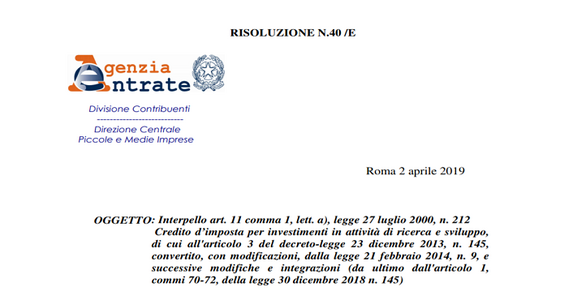Bonus ricerca e sviluppo, senza rischio e incertezza non c'è innovazione