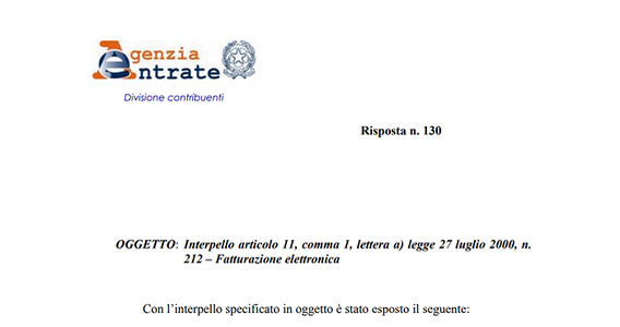 Fattura elettronica ed esportazioni: non è necessario il visto di uscita della Dogana