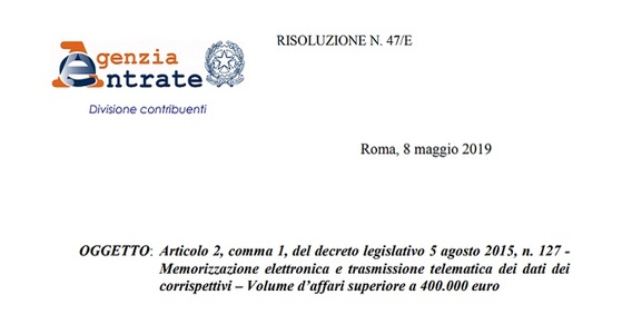 Scontrino elettronico 2019 online: niente obbligo dal 1° luglio per le nuove attività