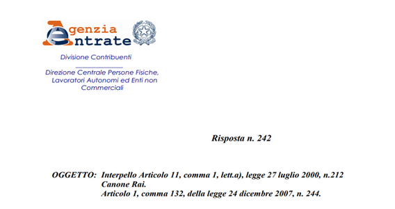 Canone Rai anziani: niente esenzione con la badante convivente