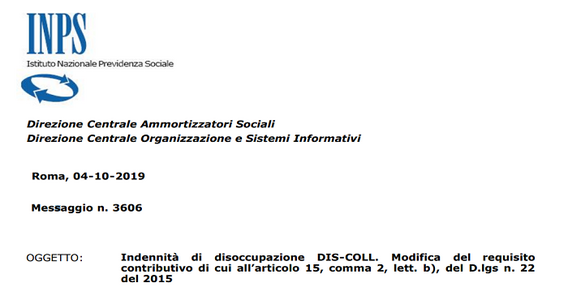 DisColl, disoccupazione collaboratori: novità INPS sui requisiti per fare domanda
