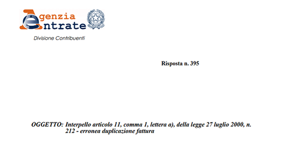 Doppio invio fattura elettronica: è il SdI a “cancellare” l'errore