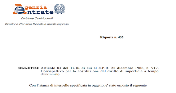 Diritto di superficie come le locazioni dal punto di vista contabile