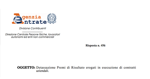 Detassazione premi di risultato: criteri e tempi da rispettare per beneficiarne